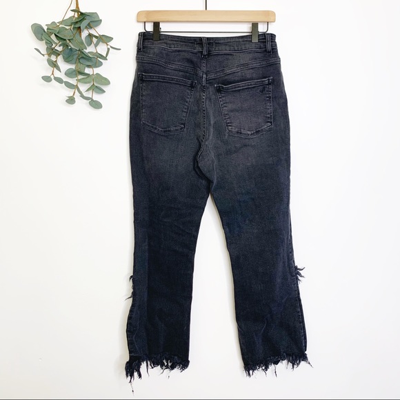 DL1961 Wallace high rise crop flare black jeans - Picture 6 of 8